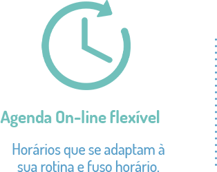 Samya Lievore - Agenda Online flexível. Horários que se adaptam a sua rotina e fuso horário 01